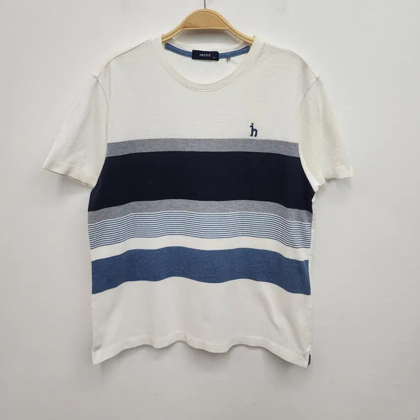 [BUNJANG] Hazzys Men's T-Shirt White Size 100 / 헤지스 남성 티셔츠 100사이즈