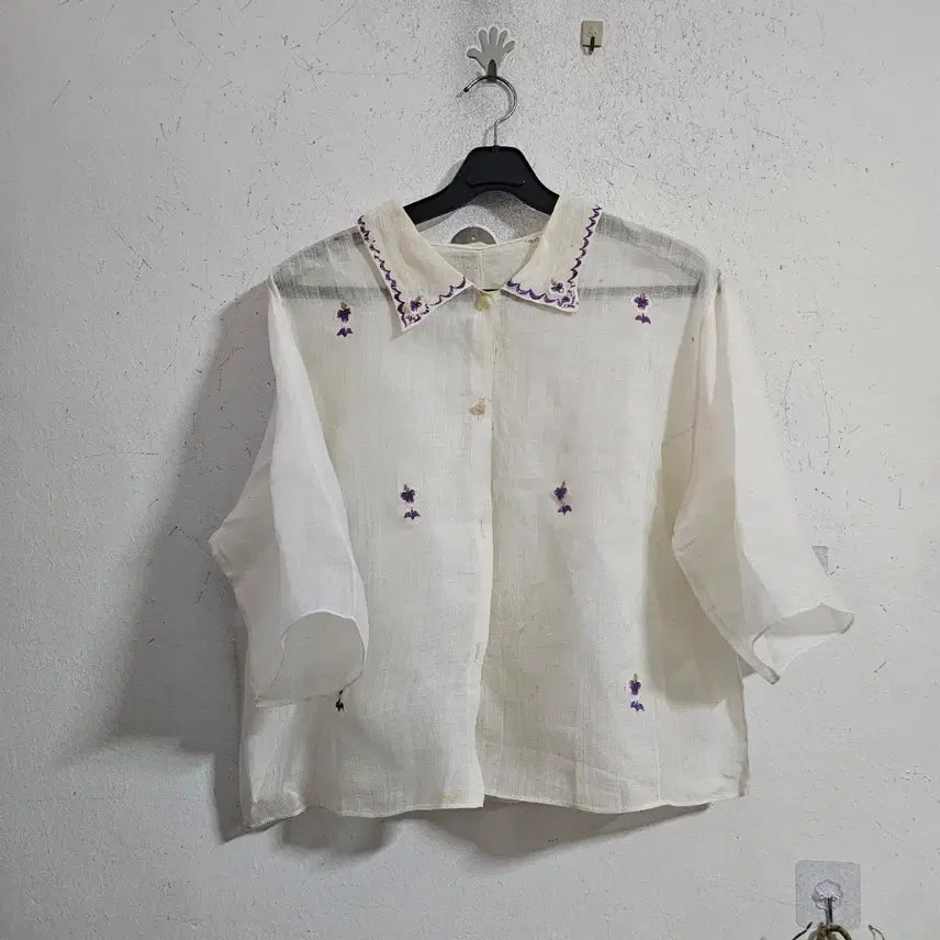 [BUNJANG] Mosijusury Geori (Ramie Embroidered Belt) / 모시자수저고리