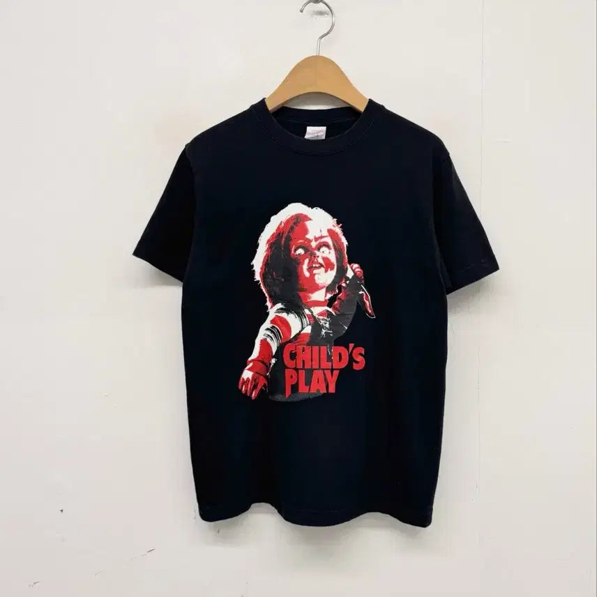 [BUNJANG] Chucky Child's Play Graphic T-Shirt Black / 처키 차일드플레이 반팔 티셔츠 블랙