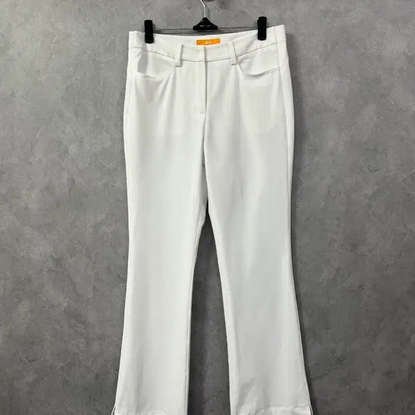 [BUNJANG] Louis Castel White Women's Pants (Waist 64cm) / 루이까스텔 둘레 64 여성 바지 흰색