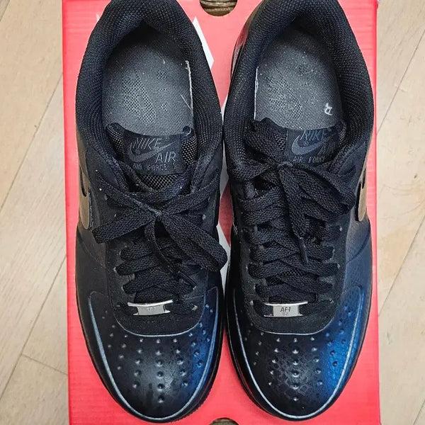 [BUNJANG] Nike Air Force 1 Foamposite All Black Sneakers (270mm) / 나이키 에어포스1 폼포짓 올블랙 270 / 실착 적음