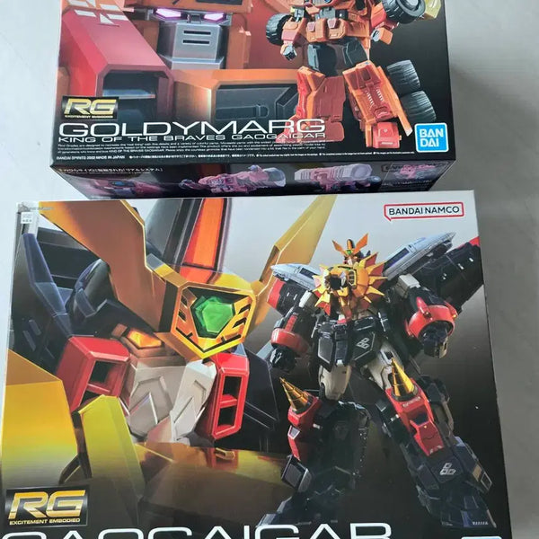 [BUNJANG] RG GaoGaiGar & RG GoldyMarg with Delpi Decal Set / RG 가오가이가 & RG 골디마그 + 델피데칼