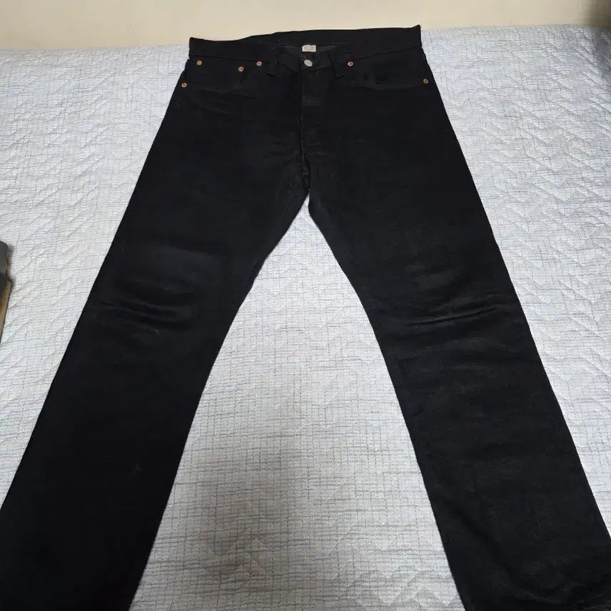 [BUNJANG] RRL Black on Black Slim Fit Jeans 34/32 / RRL 블랙온블랙 슬림핏 34/32