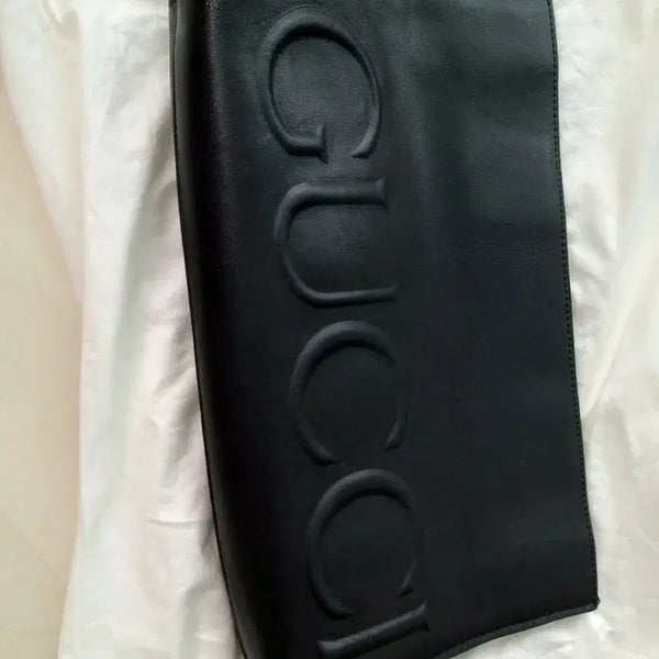 [BUNJANG] Gucci Black Leather Clutch Bag / GUCCI  (정품) 구찌 클러치백 블랙