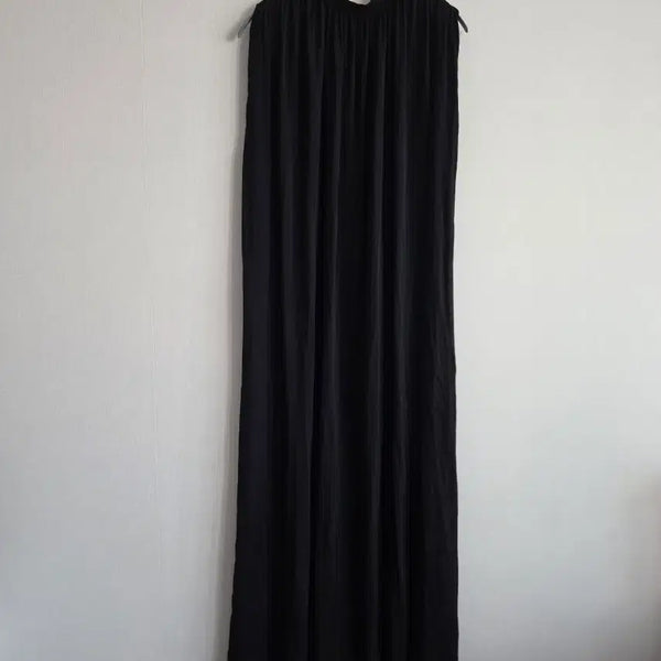 [BUNJANG] Nymph Black Sleeveless Long Dress / 님프블랙 민소매 롱 원피스