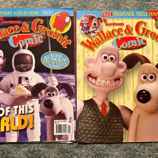 [BUNJANG] Wallace & Gromit English Original Comic Books Bundle Set / 월레스와 그로밋 코믹북(만화책)