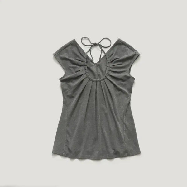 [BUNJANG] Parvenue BREEZE HALTER SHIRRING BLOUSE / 파르벵 BREEZE HALTER SHIRRING BLOUSE
