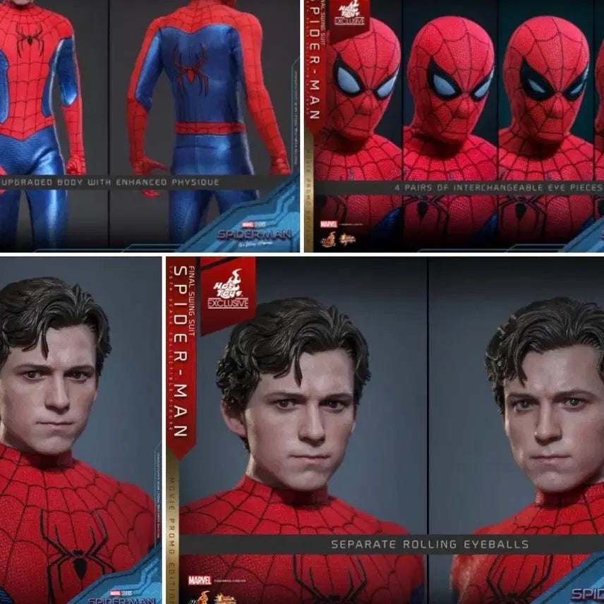 [BUNJANG] Hot Toys MMS862 Spider-Man Final Swing Suit Version (Sealed) / 미개봉) mms862 스파이더맨 팜니다!