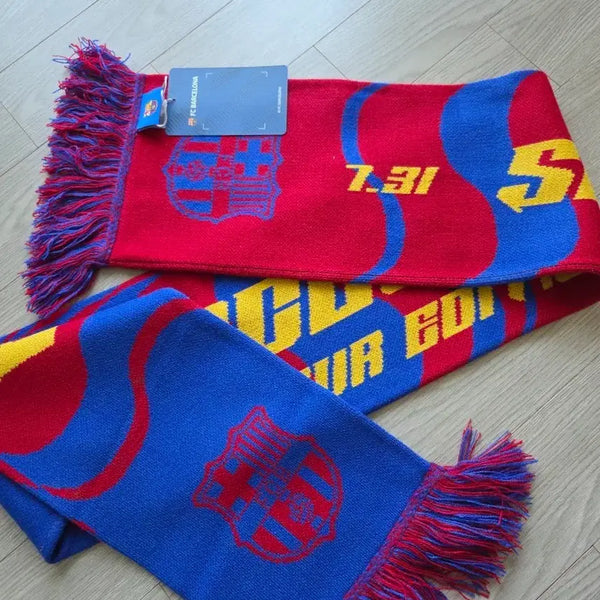 [BUNJANG] FC Barcelona Asia Tour Limited Edition Scarf / [새상품] FC 바르셀로나 아시아투어 기념 한정판 머플러