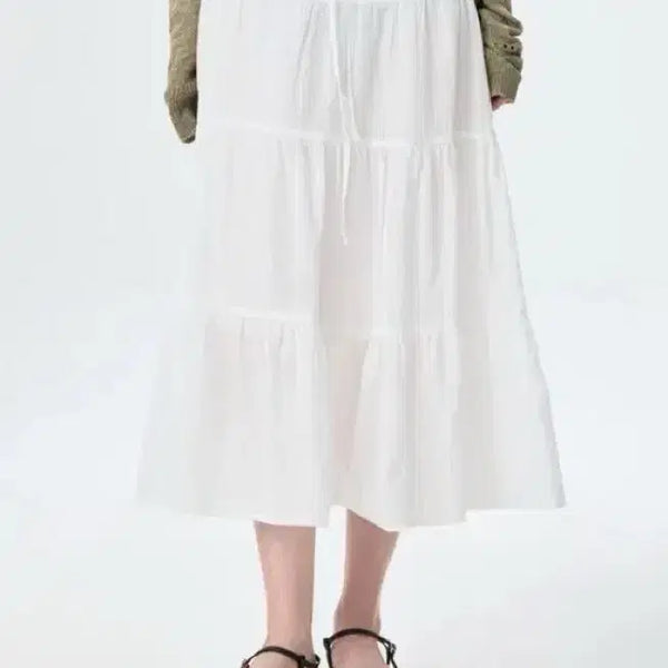 [BUNJANG] Mixxo Ruffle Maxi Skirt / 새상품)미쏘 캉캉 롱 스커트(S)
