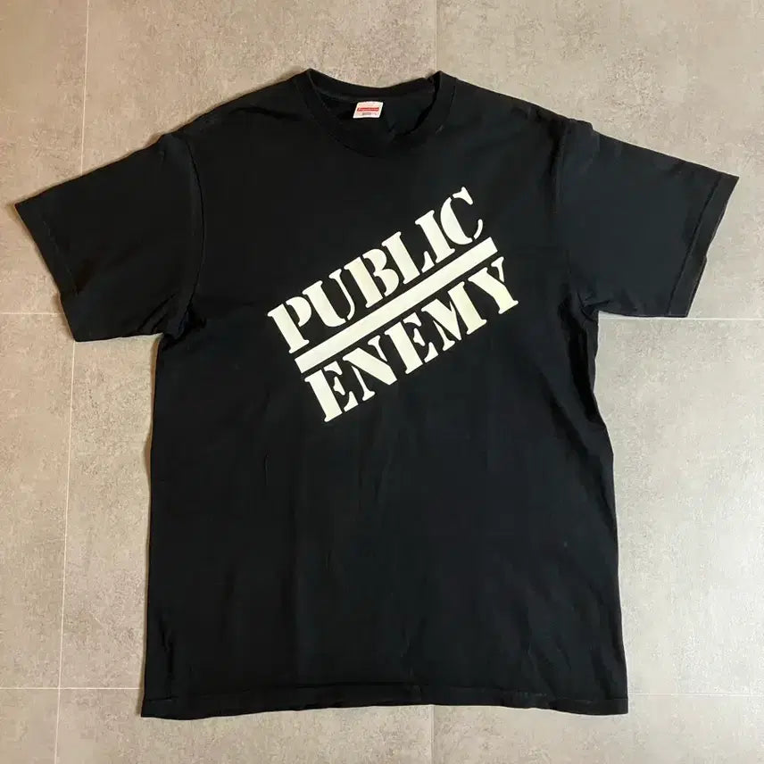 [BUNJANG] Supreme x Undercover x Public Enemy Collaboration T-Shirt / 슈프림 언더커버 퍼블릭에너미 반팔 티셔츠