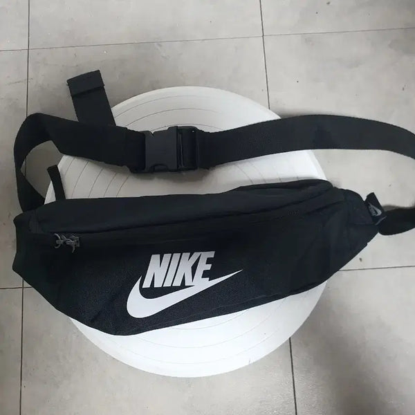 [BUNJANG] Nike Heritage Hip Pack/Cross Body Bag BA5750 Black / [미사용] 나이키 헤리티지 힙색/크로스 백, BA5750,  블랙