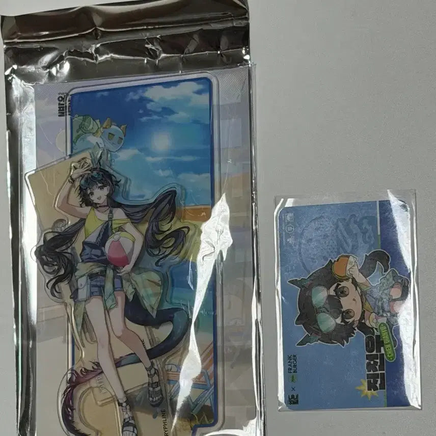 [BUNJANG] Arknights Endfield Chenchu Acrylic Stand & Coupon / 명일방주 엔드필드 프랭크버거 진천우 아크릴 스탠드 쿠폰