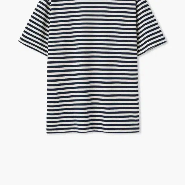[BUNJANG] Year's Ago Kubika Washing Basque T-Shirt Navy/White / [2]이얼즈어고 쿠바이카 워싱 바스크 티셔츠 네이비/화이트
