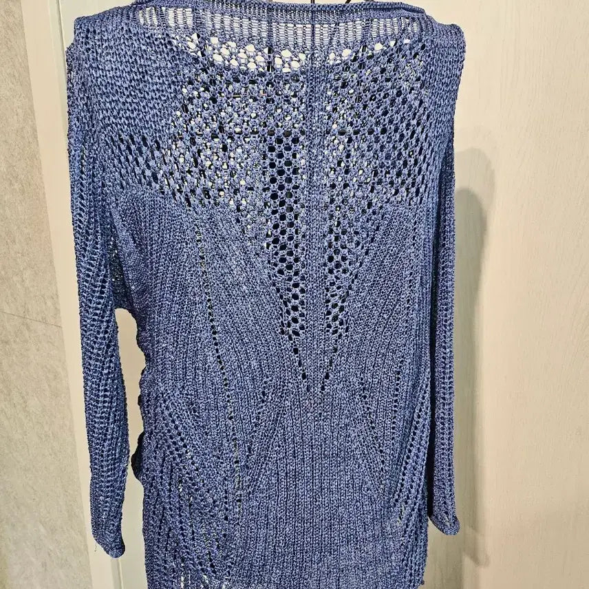 [BUNJANG] Women's Blue Knit Top / 여성 니트 블루