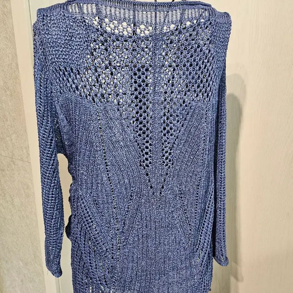 [BUNJANG] Women's Blue Knit Top / 여성 니트 블루