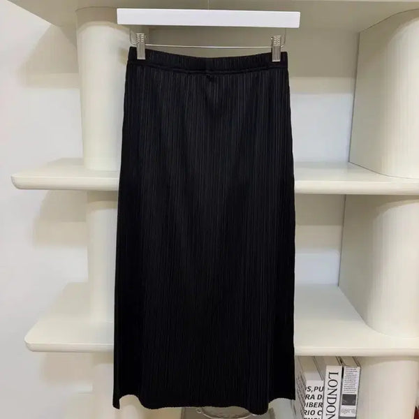 [BUNJANG] Han Sung Pleated Skirt Black / (새상품)국내 내수 제품 플리츠 스커트 블랙 기본 라인