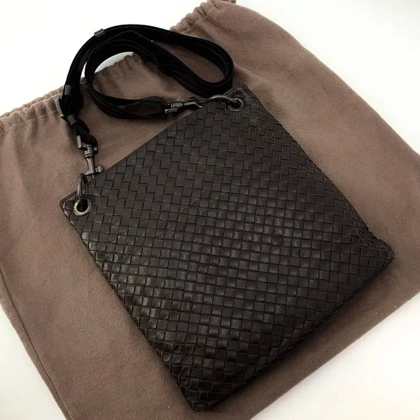 [BUNJANG] Bottega Veneta Intrecciato Messenger Bag / 보테가베네타 인트레치아토 메신저백