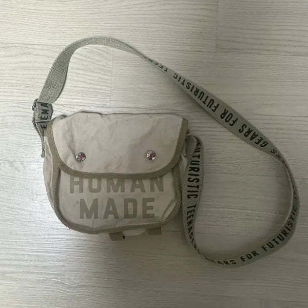 [BUNJANG] Human Made Small Tool Bag White / 휴먼메이드 가방 툴백 스몰 화이트