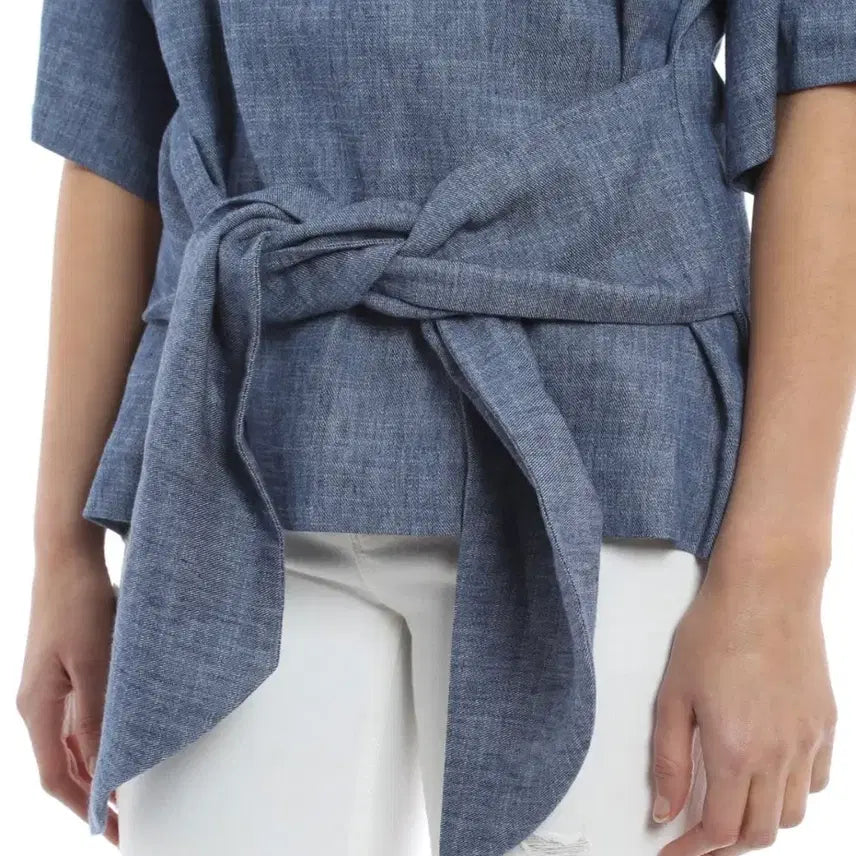 [BUNJANG] MSGM Linen Blend Blouse / msgm 묶음 블라우스