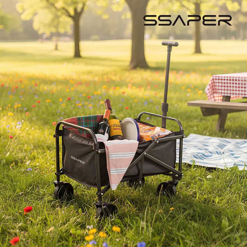 [BUNJANG] Unopened Camping Wagon Folding Portable Wagon / 미개봉새제품 정가16만원 캠핑웨건 접이식웨건 휴대용웨건 캠핑용품