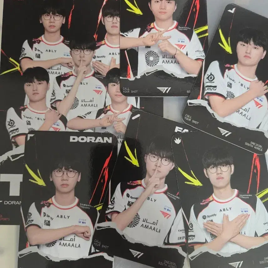 [BUNJANG] T1 Roulette Photocard & Postcard Set / t1 msi 룰렛 포카+엽서 세트
