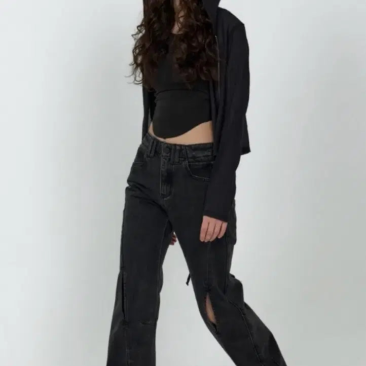 [BUNJANG] Plastic Product MPa Motion Vent Denim Pants / 플라스틱프로덕트 MPa MOTION VENT DENIM PANTS
