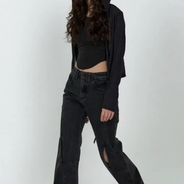 [BUNJANG] Plastic Product MPa Motion Vent Denim Pants / 플라스틱프로덕트 MPa MOTION VENT DENIM PANTS