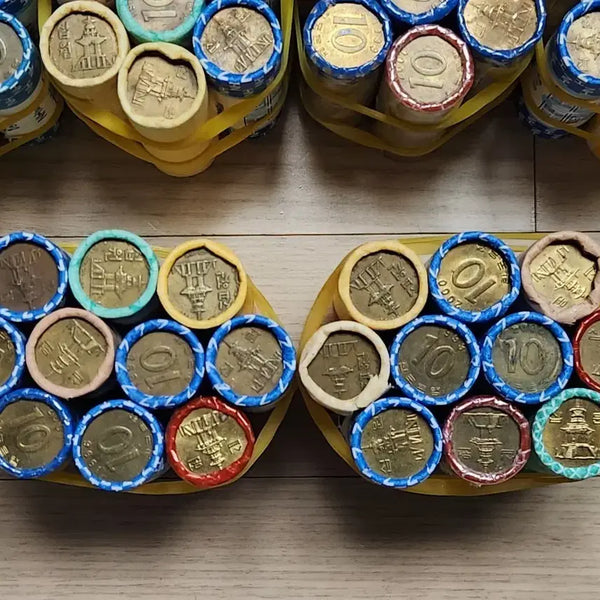 [BUNJANG] 10 Won Coin Rolls (Discontinued) / 구도안 10원 20롤