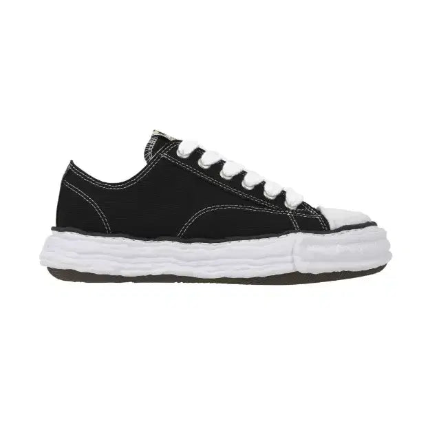 [BUNJANG] Mihara Yasuhiro Peterson 23 OG Sole Canvas Low Top Sneakers Black Size 41 / 미하라 야스히로 피터슨23 OG 솔 캔버스 로우탑 A11FW702 블랙 41 사이즈