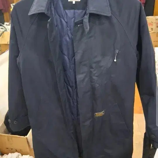 [BUNJANG] Carhartt Original Quilting Jacket Navy L / 커버낫오리지널퀼팅자켓. L