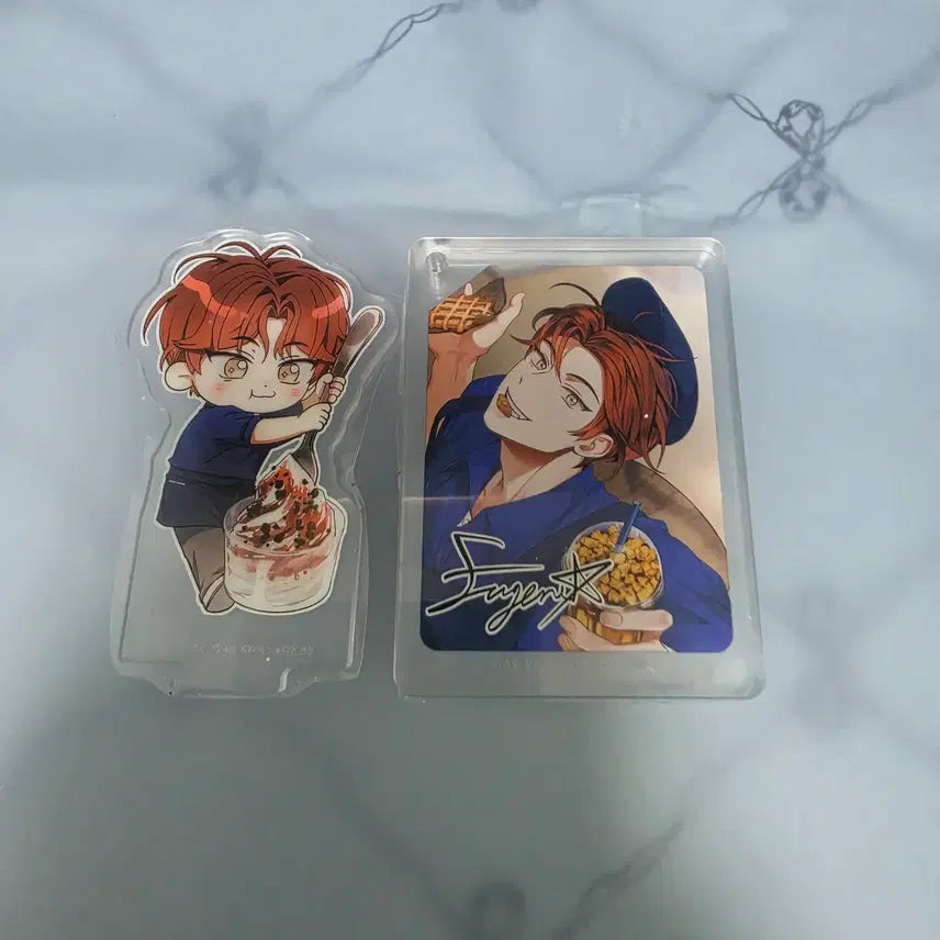[BUNJANG] Demothj Testa YuJin Cha Acrylic Block & Stand Bundle Set / 이디야 데못죽 테스타 아크릴 블록 아크릴 스탠드 차유진 분철