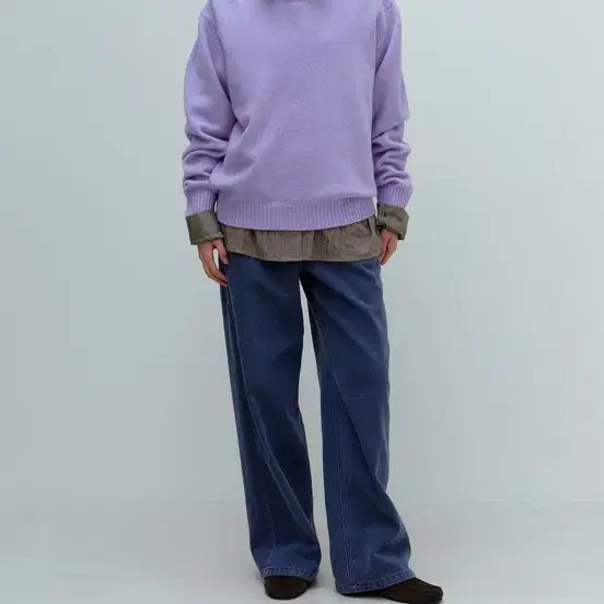 [BUNJANG] Grain Denim Navy Purple Jeans / Grain Denim in Navy Purple s