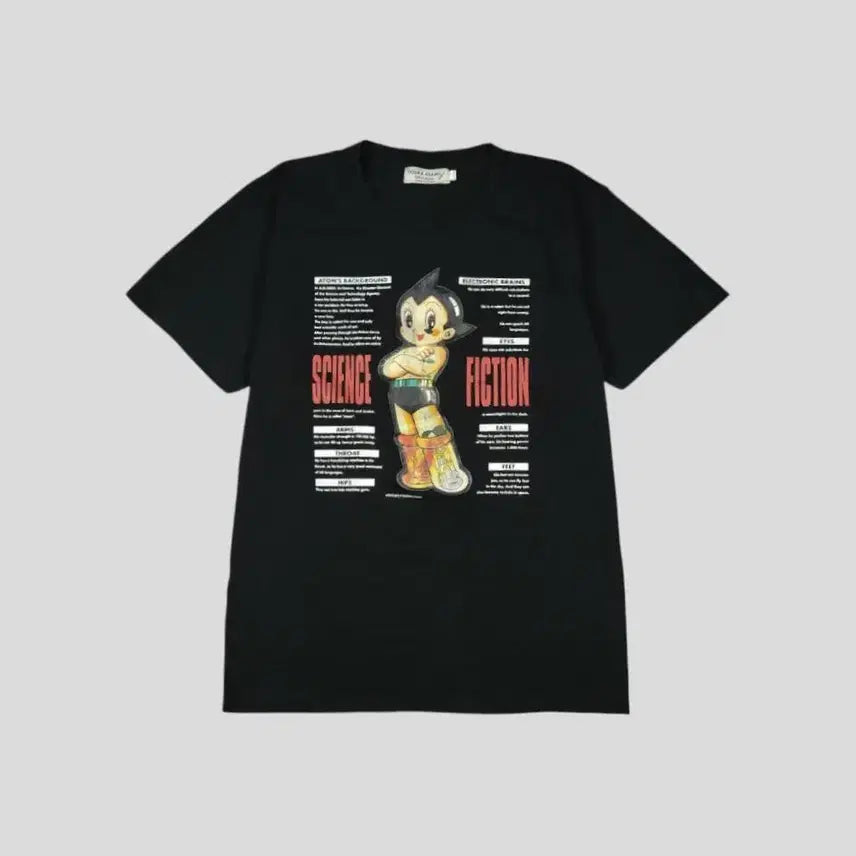 [BUNJANG] Tezuka Osamu Atom 3D Graphic Cotton Short Sleeve T-Shirt / 리바이스 옐로우 브라운 레드탭 더블포켓 깅엄체크 웨스턴타입 슬림핏 남방 셔츠 L