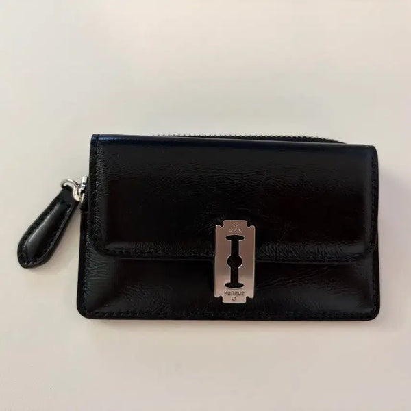 [BUNJANG] BUNQ Perfect Slim Zipper Card Wallet Black / 분크 퍼펙 슬림 지퍼 카드지갑 Black