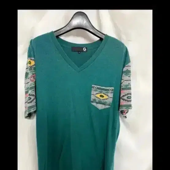 [BUNJANG] Guess G by Guess Men's Oversized Short Sleeve T-Shirt XL / 게스 포켓 디테일 오버핏 반팔 티셔츠 XL 105
