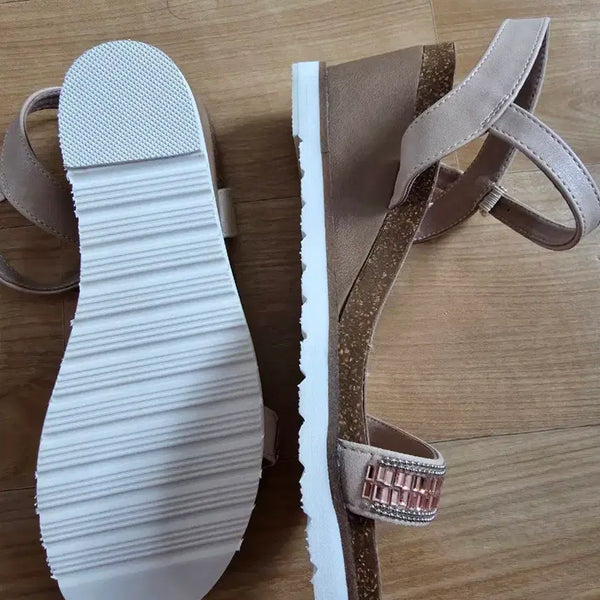 [BUNJANG] Women's Wedge Sandals / 웨지샌들 새거 245
