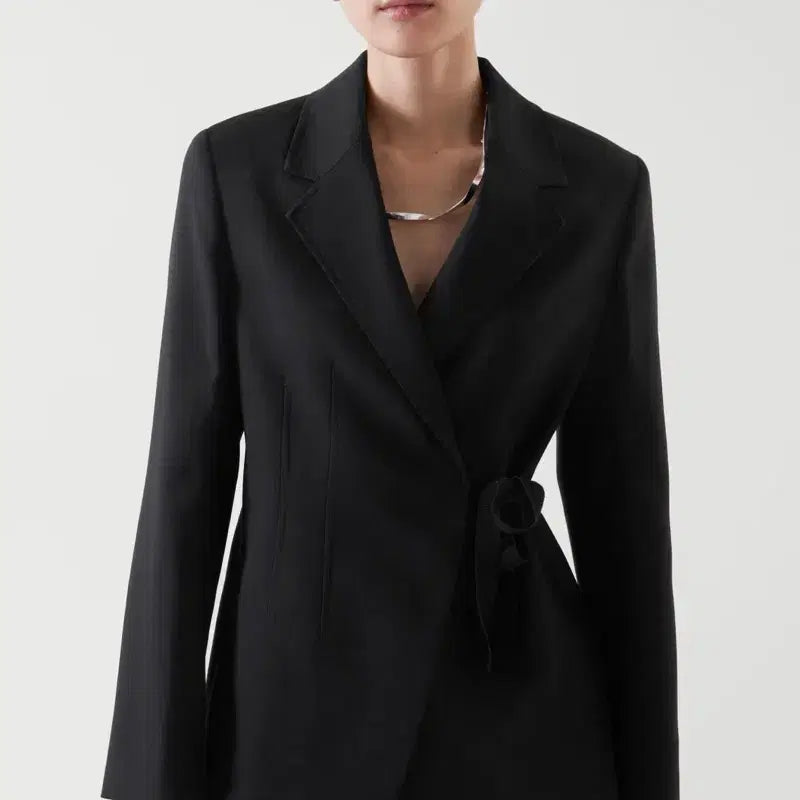 [BUNJANG] COS Slim Fit Wrap Blazer Jacket / COS 코스 슬림핏 랩 블레이저 자켓