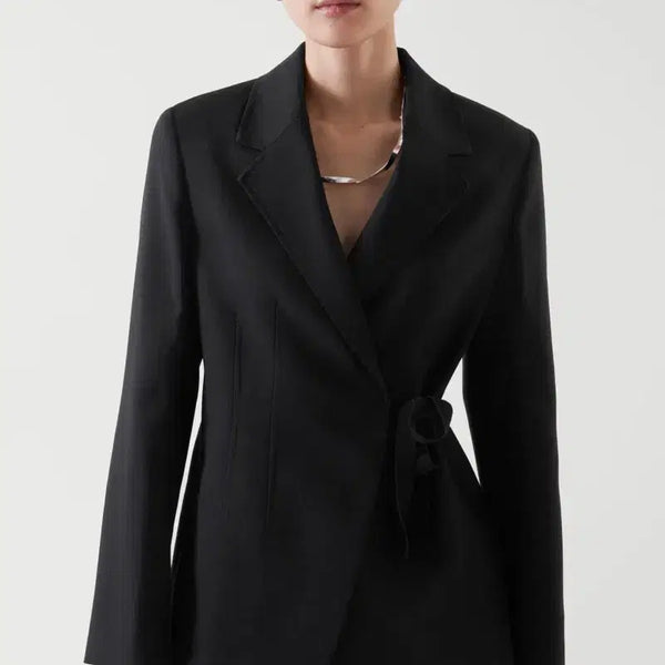 [BUNJANG] COS Slim Fit Wrap Blazer Jacket / COS 코스 슬림핏 랩 블레이저 자켓