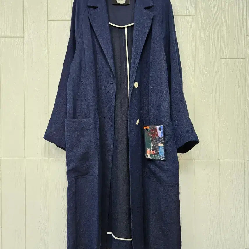 [BUNJANG] DUEL Linen Jacket Navy / 듀엘 린넨 자켓