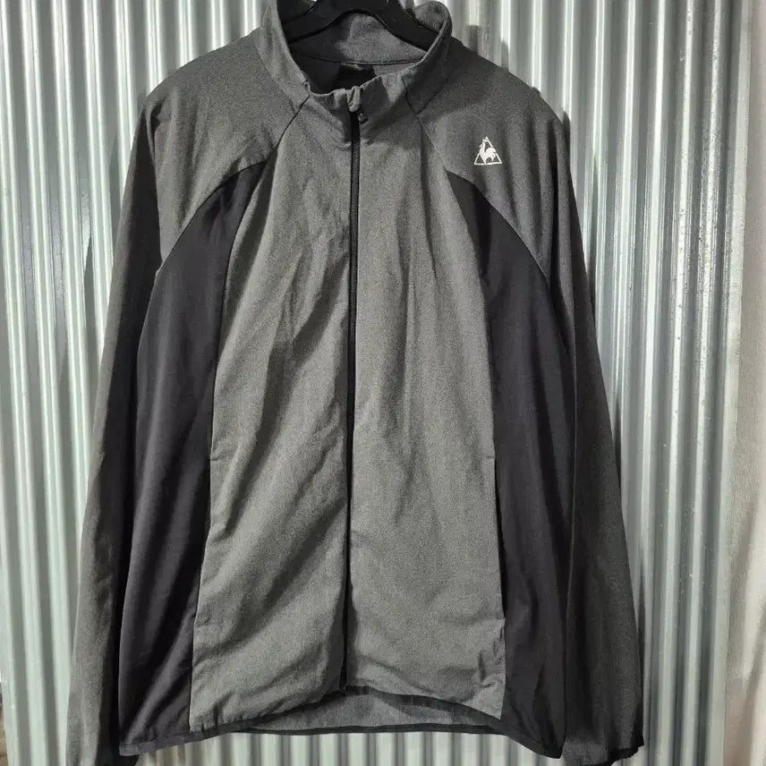 [BUNJANG] Le Coq Sportif Men's Windbreaker Zip-up Grey L / L 르꼬끄 스포르티브 남성 바람막이 집업 회색