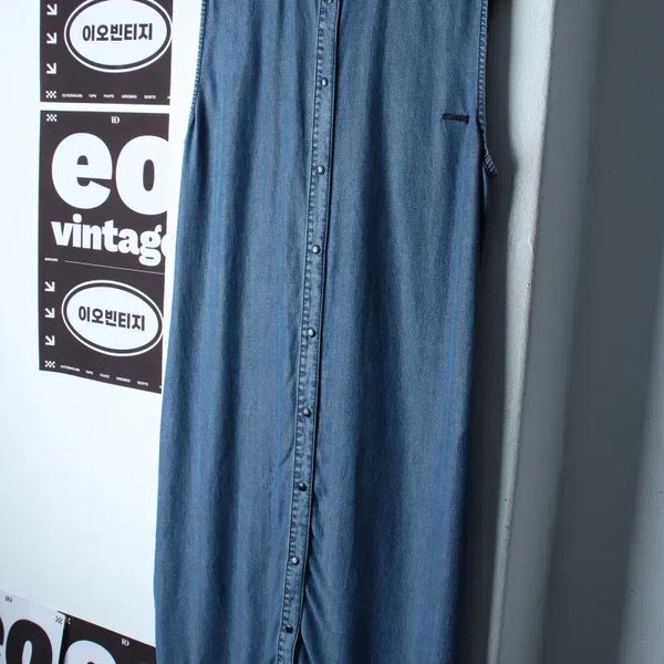 [BUNJANG] Diesel Sleeveless Denim Dress Limited Edition / W(F) 디젤 드레스 원피스 민소매 데님 청 한정판-H36119