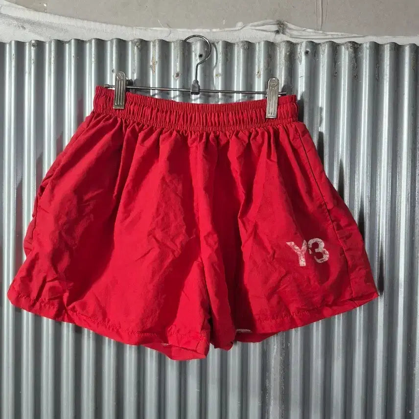 [BUNJANG] Y-3 Women's Red Shorts / 여성 Y-3 반바지 레드