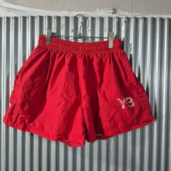 [BUNJANG] Y-3 Women's Red Shorts / 여성 Y-3 반바지 레드