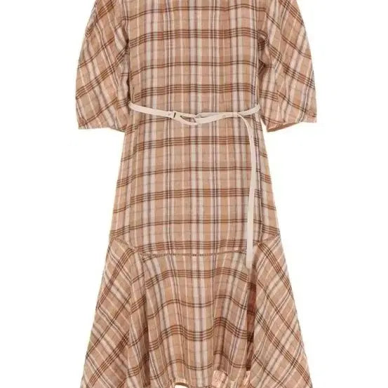[BUNJANG] ON&ON Linen Maxi Dress Belt Included / 온앤온 린넨원피스