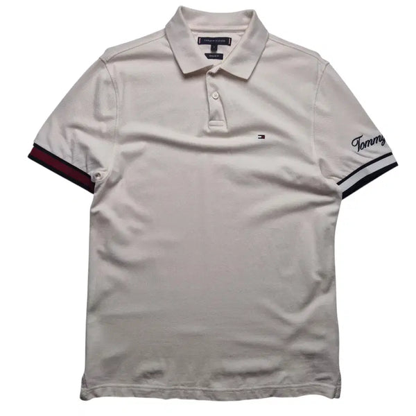 [BUNJANG] Tommy Hilfiger PK Polo T-Shirt - Cream / [S] 타미힐피거 PK 카라티