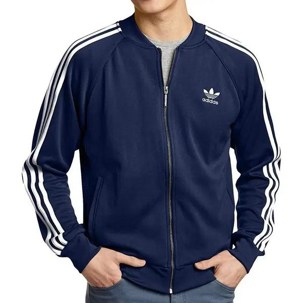 [BUNJANG] Adidas Superstar Navy Track Top Jersey Jacket / L 아디다스 슈퍼스타 네이비 트랙탑 져지 자켓