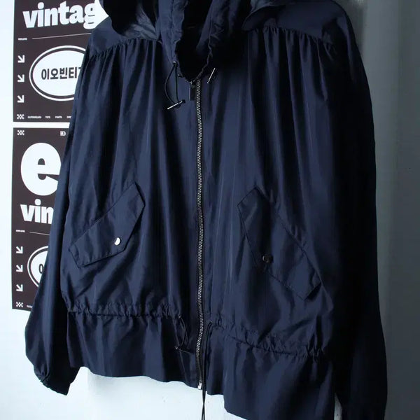 [BUNJANG] Zara Zip-Up Windbreaker Jumper Jacket Oversized Crop Banding H36124 / W(S-M) 자라 집업 바람막이 점퍼자켓 오버핏 크롭 밴딩-H36124
