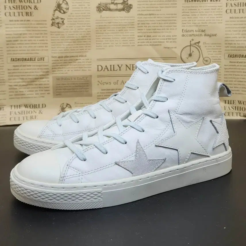[BUNJANG] Converse Coupe Triostar Women's High-Top Sneakers (Size 225) / 컨버스 쿠페 트리오스타 여성하이탑 225