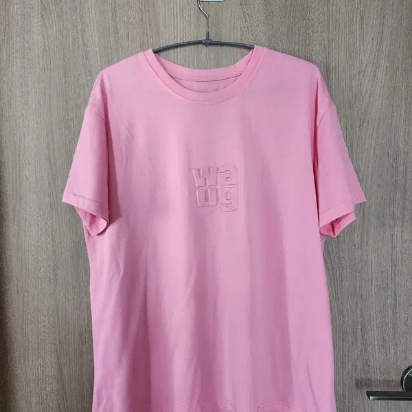 [BUNJANG] Alexander Wang Pink Cotton T-Shirt / 알렉산더왕 반팔 티셔츠